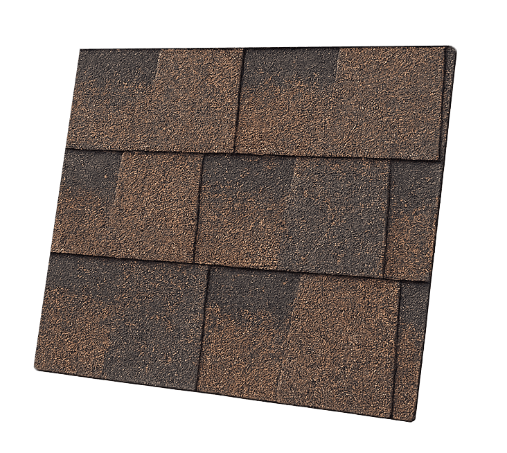 Asphalt Architectural Shingle Roof tile 3d illustration
