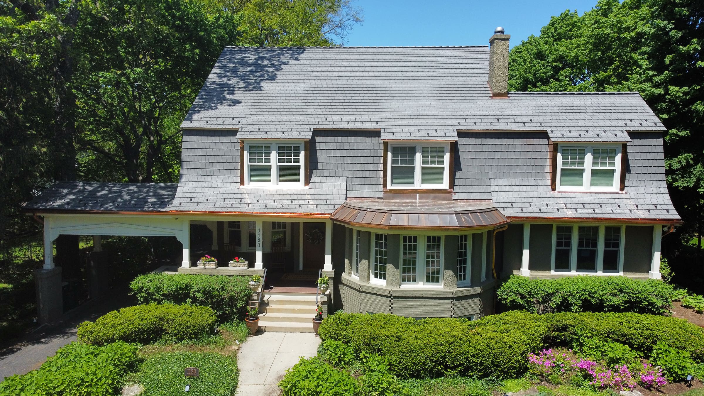 low-maintenance synthetic shake roofing installation