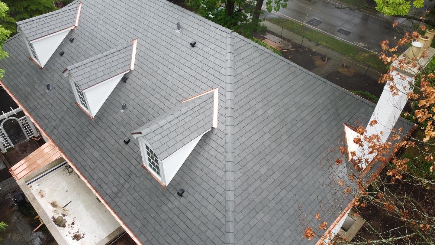 slate roof installation by wolf development