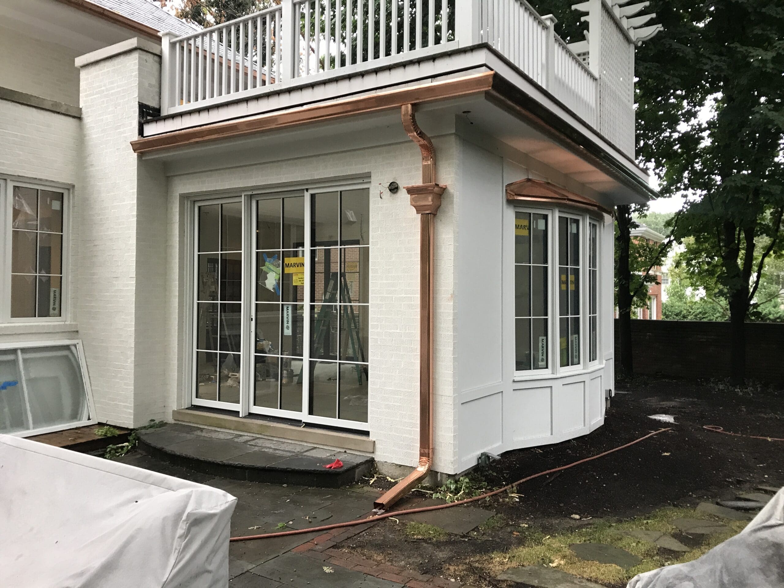 wolf-development-custom copper gutter system